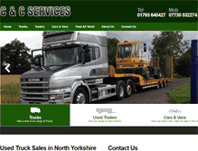 Tablet Screenshot of candcservices.co.uk